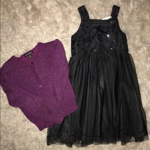 H&M Dress & George Cardigan